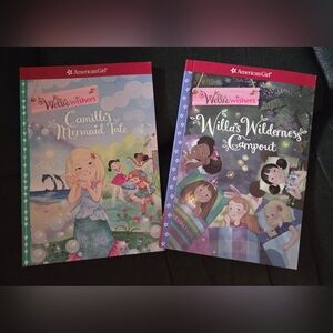 American Girl WellieWishers Pink and Purple Chapter Books (Camille & Willa)
